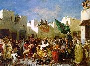 Eugene Delacroix The Fanatics of Tangier oil painting picture wholesale